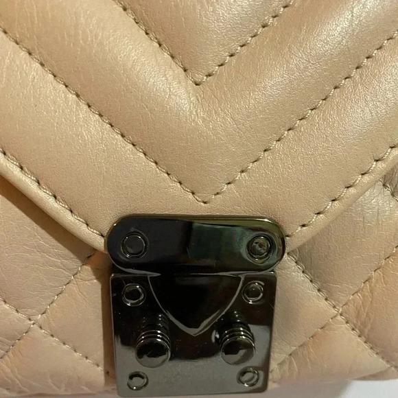 Borse in pelle pink quilted leather satchel handbag - Picture 9 of 11